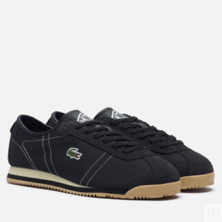 Мужские кроссовки Lacoste Club-Low, цвет чёрный, размер 42.5 EU