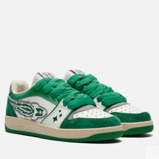 Кроссовки Enterprise Japan EJ Egg Rocket Low Leather/Tumbled, цвет зелёный,