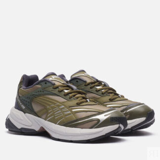Кроссовки Puma Velophasis Metal Nylon, цвет оливковый, размер 41 EU