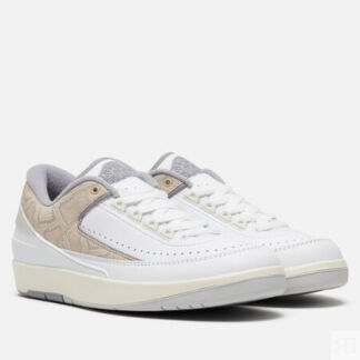 Мужские кроссовки Jordan Air Jordan 2 Retro Low, цвет белый, размер 47 EU