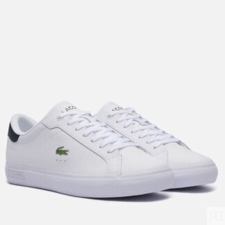 Мужские кроссовки Lacoste Powercourt, цвет белый, размер 40.5 EU