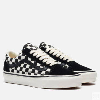 Кеды Vans LX Old Skool Checkerboard, цвет чёрный, размер 42 EU