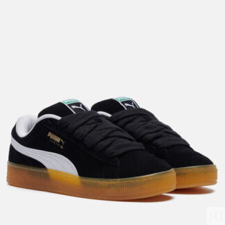 Кроссовки Puma Suede XL Dark Risk, цвет чёрный, размер 44.5 EU