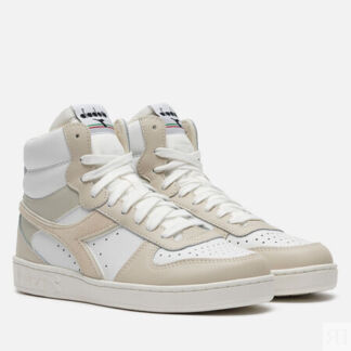 Женские кроссовки Diadora Magic Basket Mid Leather, цвет бежевый, размер 39