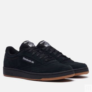 Кроссовки Reebok Club C 85, цвет чёрный, размер 42.5 EU