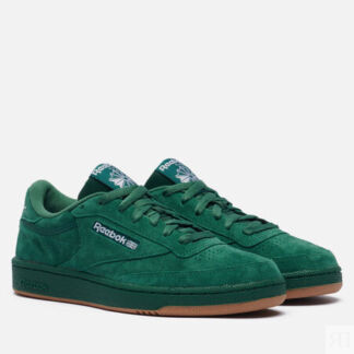 Кроссовки Reebok Club C 85, цвет зелёный, размер 39 EU