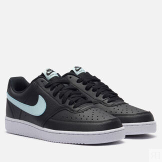Мужские кроссовки Nike Court Vision Low Next Nature, цвет чёрный, размер 45