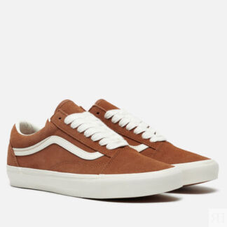 Мужские кеды Vans Old Skool Oversized Lace, цвет коричневый, размер 44.5 EU