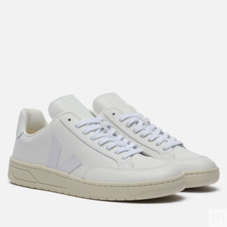 Кроссовки VEJA V-12 Leather, цвет белый, размер 43 EU