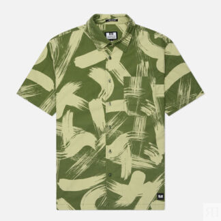 Мужская рубашка Weekend Offender Toshima Camo, цвет зелёный, размер XL