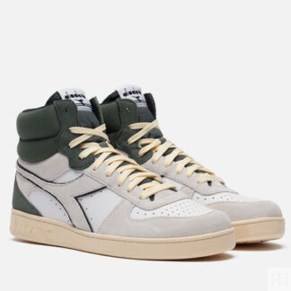 Мужские кроссовки Diadora Magic Basket Mid Suede, цвет белый, размер 45.5 E