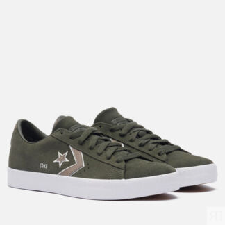 Мужские кеды Converse PL Vulc Pro Classic Suede, цвет зелёный, размер 43 EU