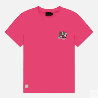 Женская футболка Evisu Daruma Embroidery, цвет розовый, размер M