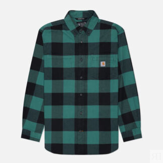 Мужская рубашка Carhartt Rugged Flex Relaxed Fit Midweight Flannel Plaid, ц
