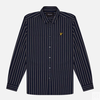 Мужская рубашка Lyle & Scott Multi Stripe, цвет синий, размер M
