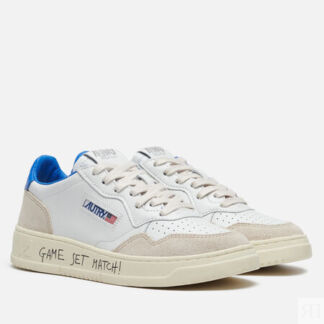 Женские кроссовки Autry Medalist Low Lettering Suede, цвет белый, размер 39