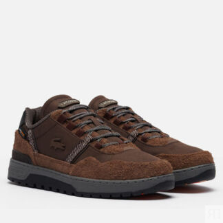 Мужские кроссовки Lacoste T-Clip Winter Outdoor, цвет коричневый, размер 40