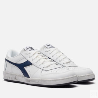 Кроссовки Diadora Magic Basket Low Icona, цвет белый, размер 44.5 EU