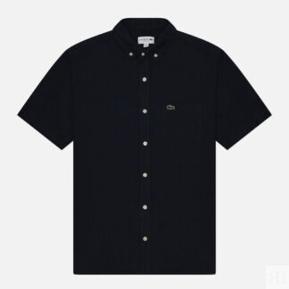 Мужская рубашка Lacoste Regular Fit Button-Up Collar Linen, цвет синий, раз