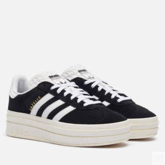 Женские кроссовки adidas Originals Gazelle Bold, цвет чёрный, размер 36.5 E