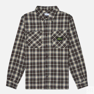 Мужская рубашка Butter Goods Equipment Plaid, цвет коричневый, размер S