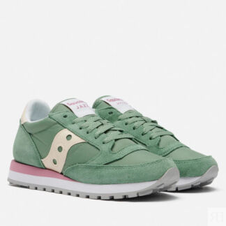 Женские кроссовки Saucony Jazz Original, цвет зелёный, размер 37 EU