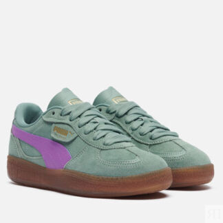 Женские кроссовки Puma Palermo Moda Xtra Gum, цвет зелёный, размер 37 EU