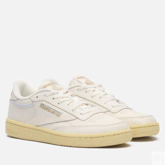 Женские кроссовки Reebok Club C 85, цвет бежевый, размер 38.5 EU