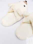 Домашние тапочки-мишки из экомеха zolla 025119L2D095 фото 3