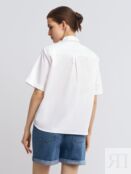 Рубашка из хлопка с коротким рукавом zolla 02522128Y022 фото 5