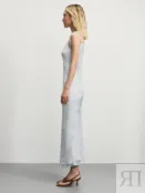 Двуслойное платье из тенселя с принтом Zarina ZR2506032904-332 фото 4