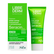 Очищающий крем-скраб для лица с экогранулами Librederm 75 мл 00000111410 фото 3