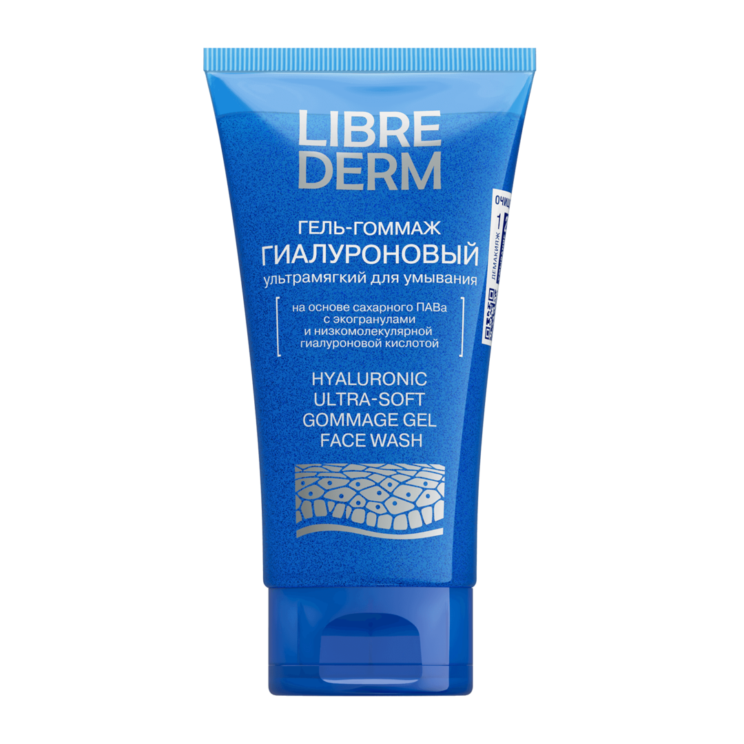 Librederm Гиалуроновый гель-гоммаж для умывания ультрамягкий 150 мл