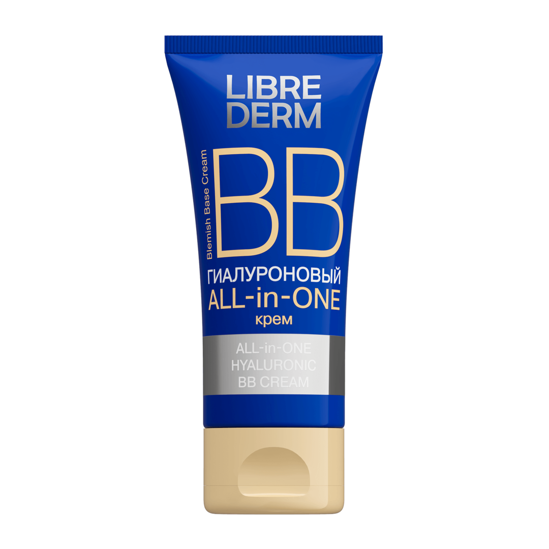Librederm Гиалуроновый ВВ крем для лица ALL in ONE 50 мл