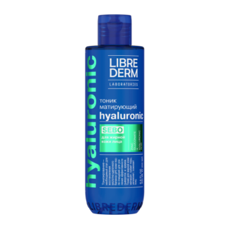 Гиалуроновый тоник матирующий SEBO для жирной кожи Librederm 200 мл