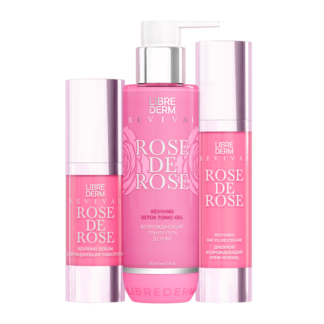Подарочный набор для лица Rose de Rose «Возрождение красоты» Librederm