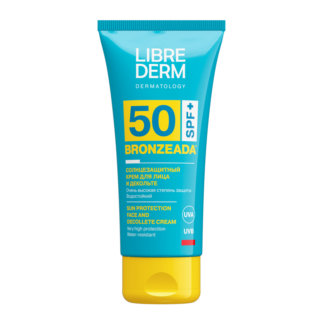 Крем для лица и зоны декольте солнцезащитный SPF50 Librederm 50 мл