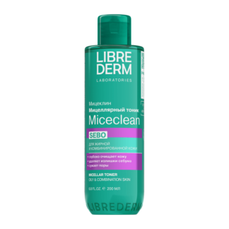 Мицеллярный тоник для жирной и комбинированной кожи Librederm SEBO 200 мл