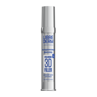 Гиалуроновый 3D филлер крем для лица дневной SPF 15 Librederm 30 мл