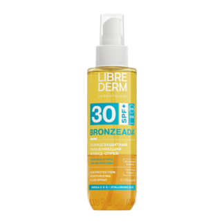 Солнцезащитный увлажняющий двухфазный флюид-спрей SPF30 Librederm 150 мл