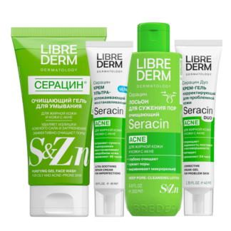 Набор косметики для лица «СтопАкне» Seracin Librederm