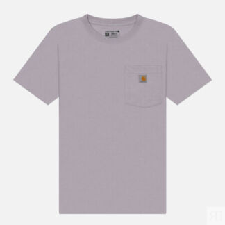 Женская футболка Carhartt Loose Fit Heavyweight K87 Pocket, цвет фиолетовый