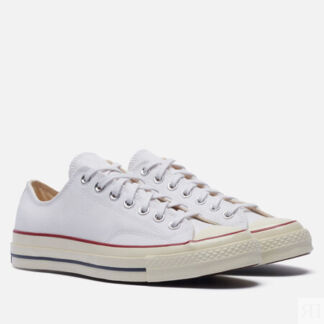 Кеды Converse Chuck 70 Vintage Canvas Low, цвет белый, размер 38 EU