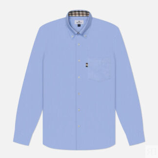 Мужская рубашка Aquascutum Active Oxford, цвет голубой, размер L