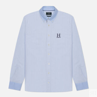 Мужская рубашка Hackett Heritage Oxford Stripe, цвет голубой, размер M