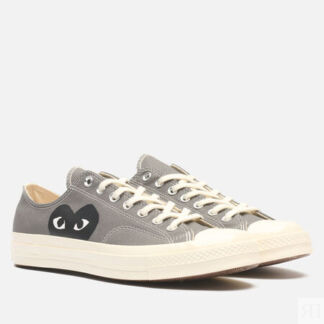 Мужские кеды Converse x Comme des Garcons Play Chuck 70 Low, цвет серый, ра