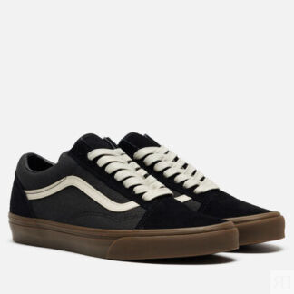 Мужские кеды Vans Old Skool Heavy Canvas, цвет чёрный, размер 44 EU