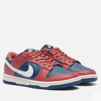 Женские кроссовки Nike Wmns Dunk Low, цвет бордовый, размер 37.5 EU