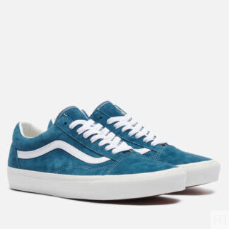 Мужские кеды Vans Old Skool Pig Suede, цвет синий, размер 44.5 EU