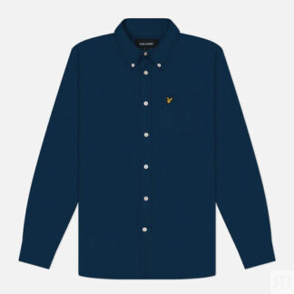 Мужская рубашка Lyle & Scott Plain Oxford, цвет синий, размер S